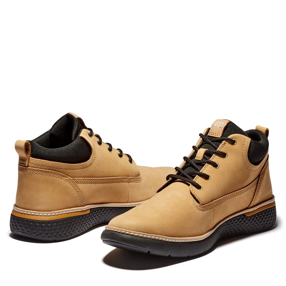 Botas de Seguridad Timberland Hombre Cross Mark Better Cuero Marrones/Negras - Chile QOI-476380